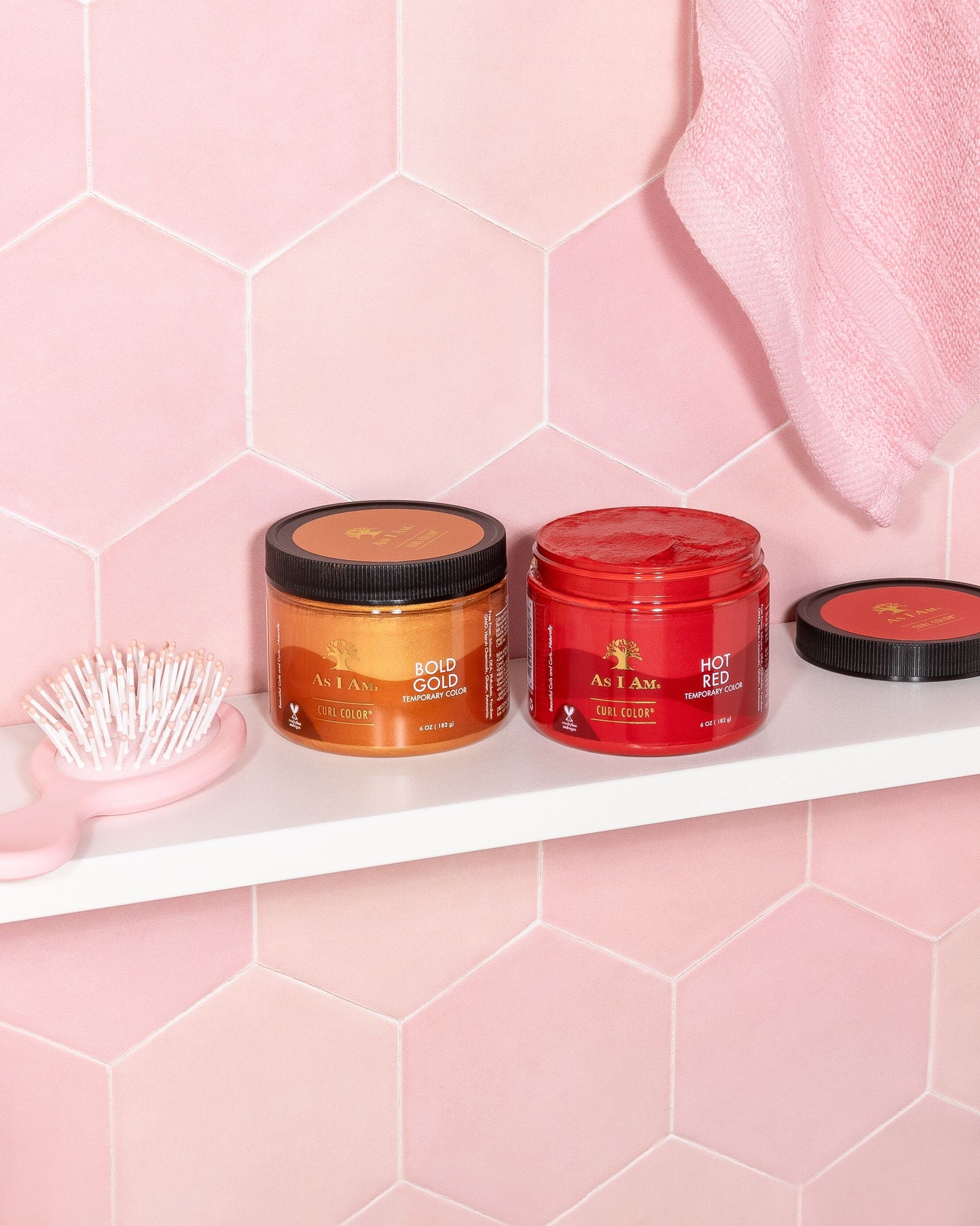 Kit de coloración para rizos Bold Gold & Hot Red