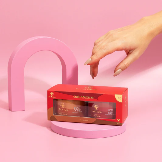 Kit de coloración para rizos Bold Gold & Hot Red