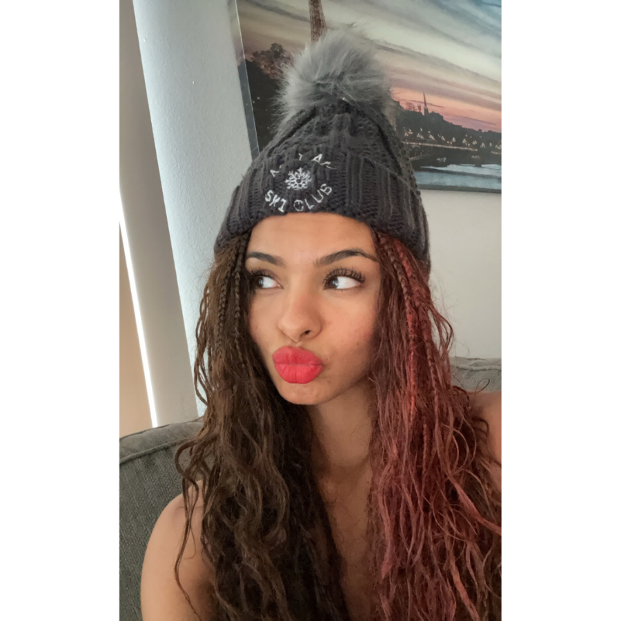 Gorro con forro de satén Ski Club