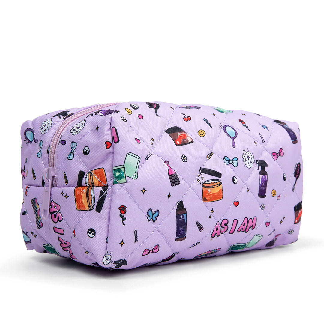 Neceser As I Am - vista lateral que muestra el perfil, la construcción duradera y el diseño, perfecto para viajar o para el uso diario.