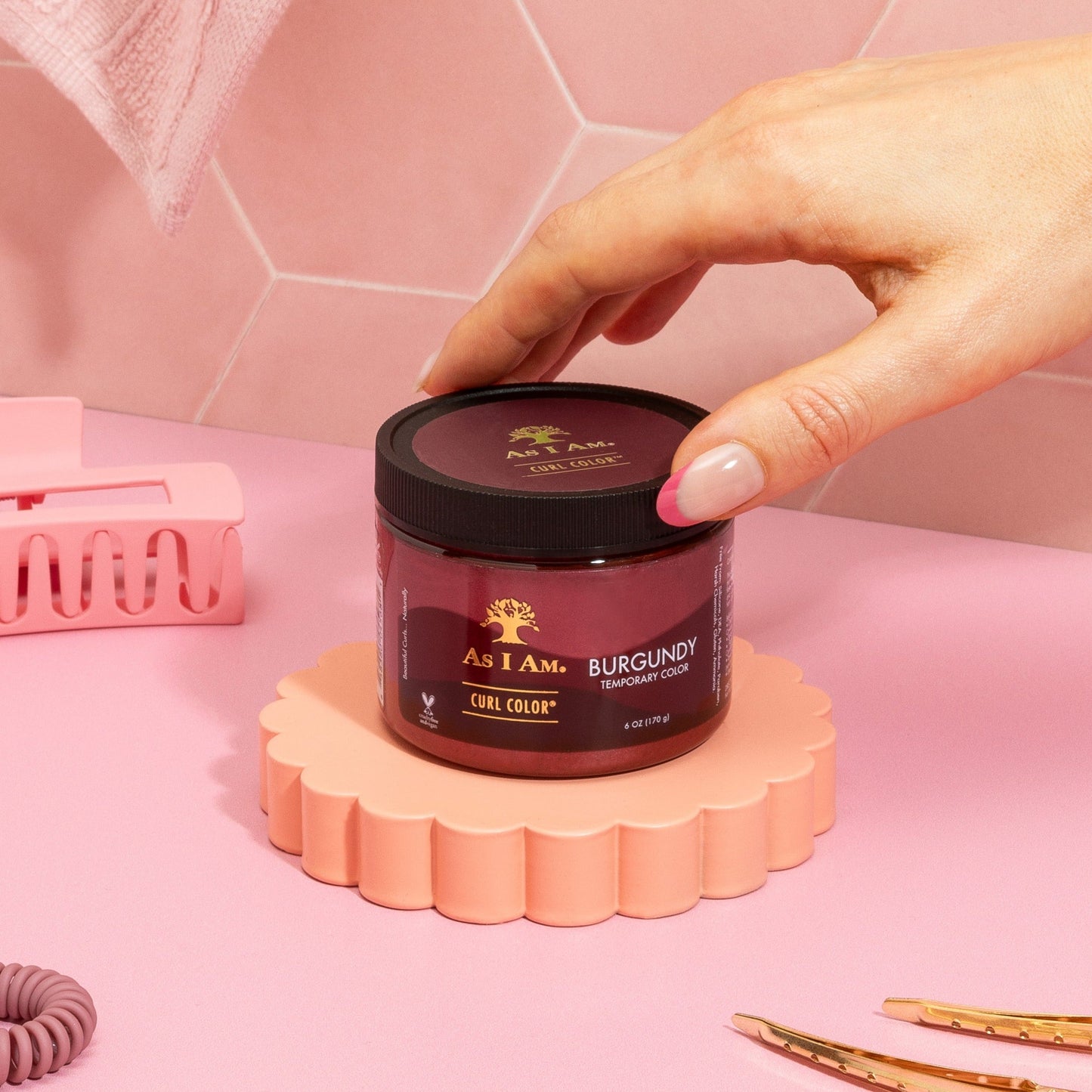 Curl Color Borgoña (100% descuento)