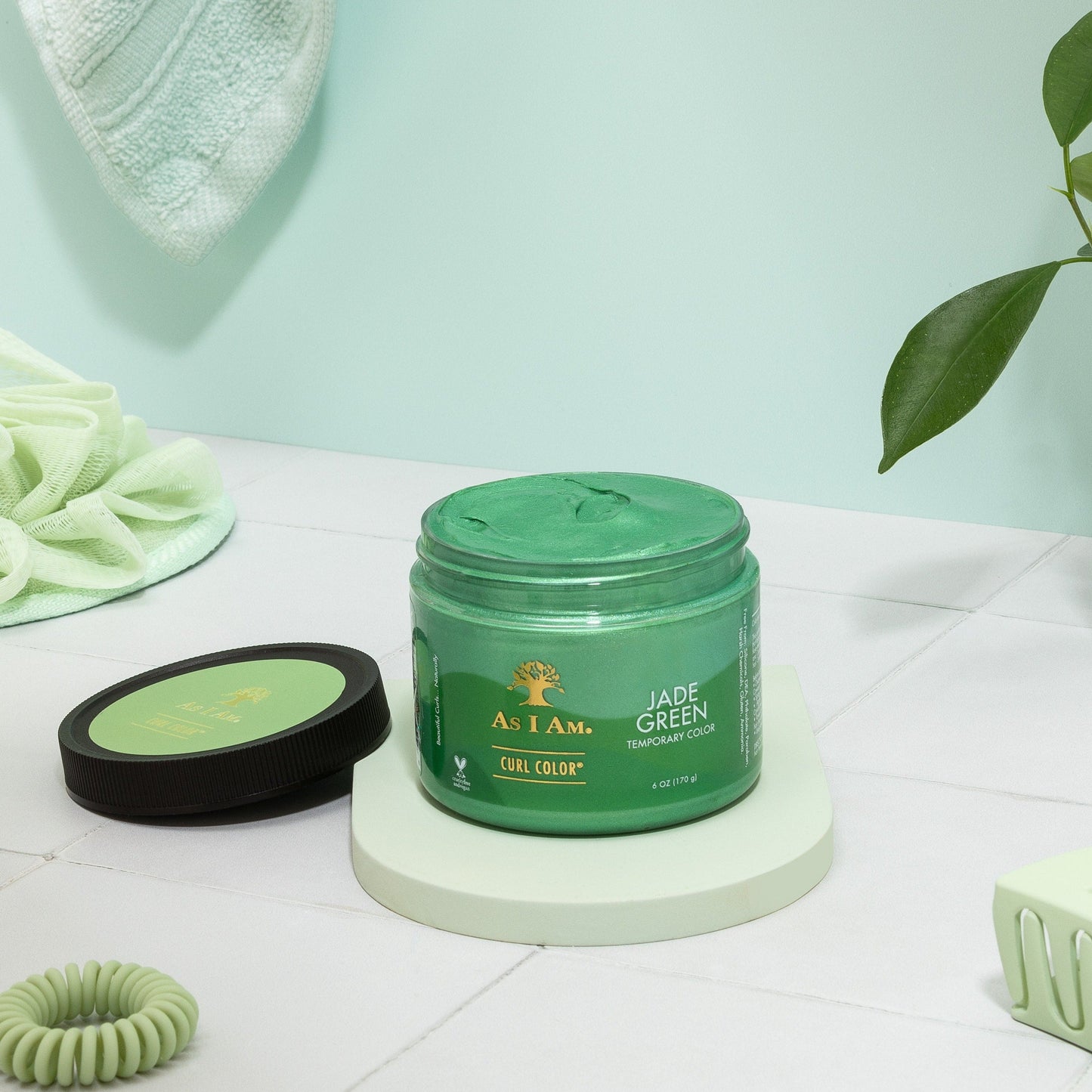 Curl Color Verde Jade (100% descuento)