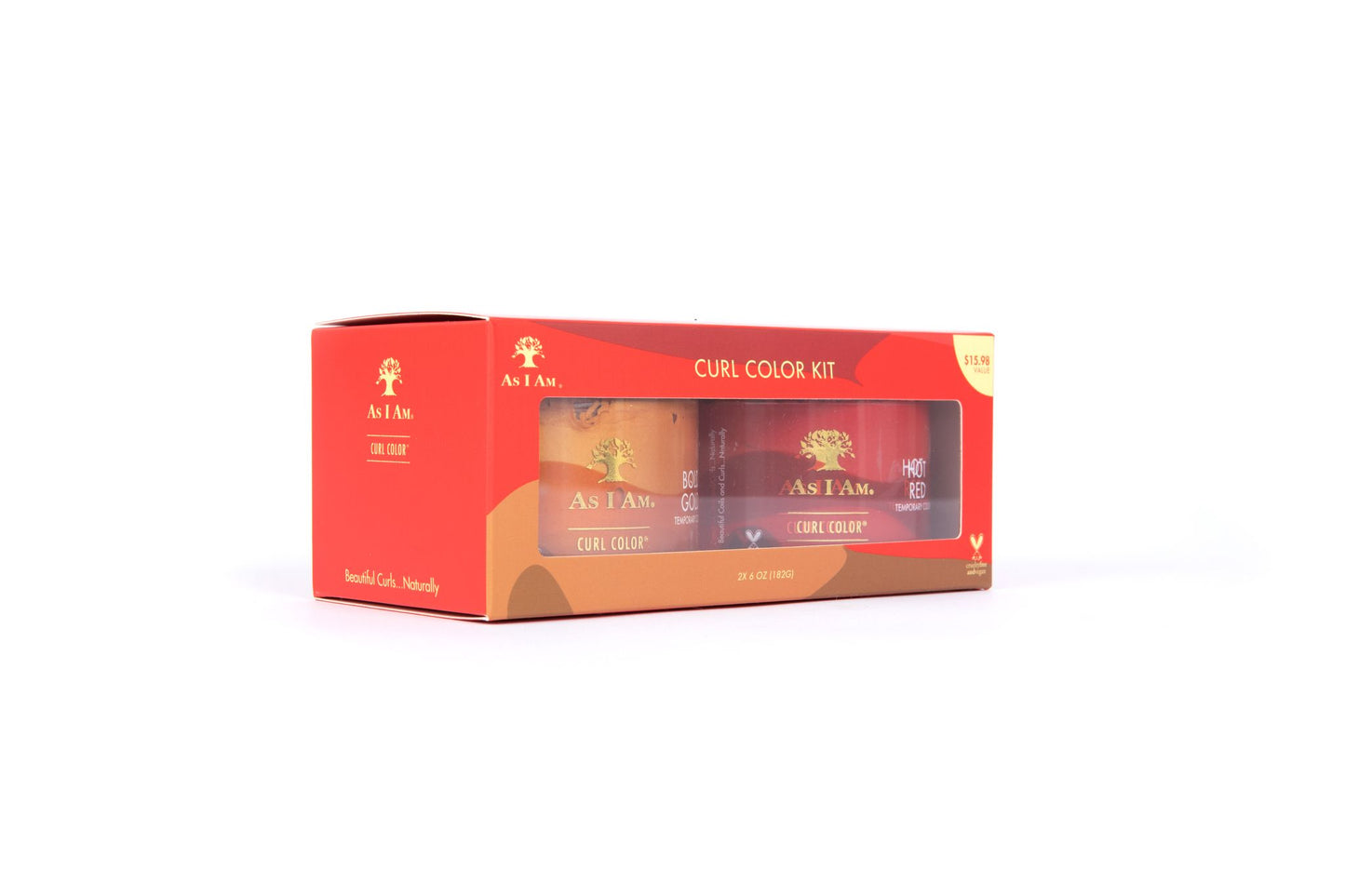 Kit de coloración para rizos Bold Gold & Hot Red