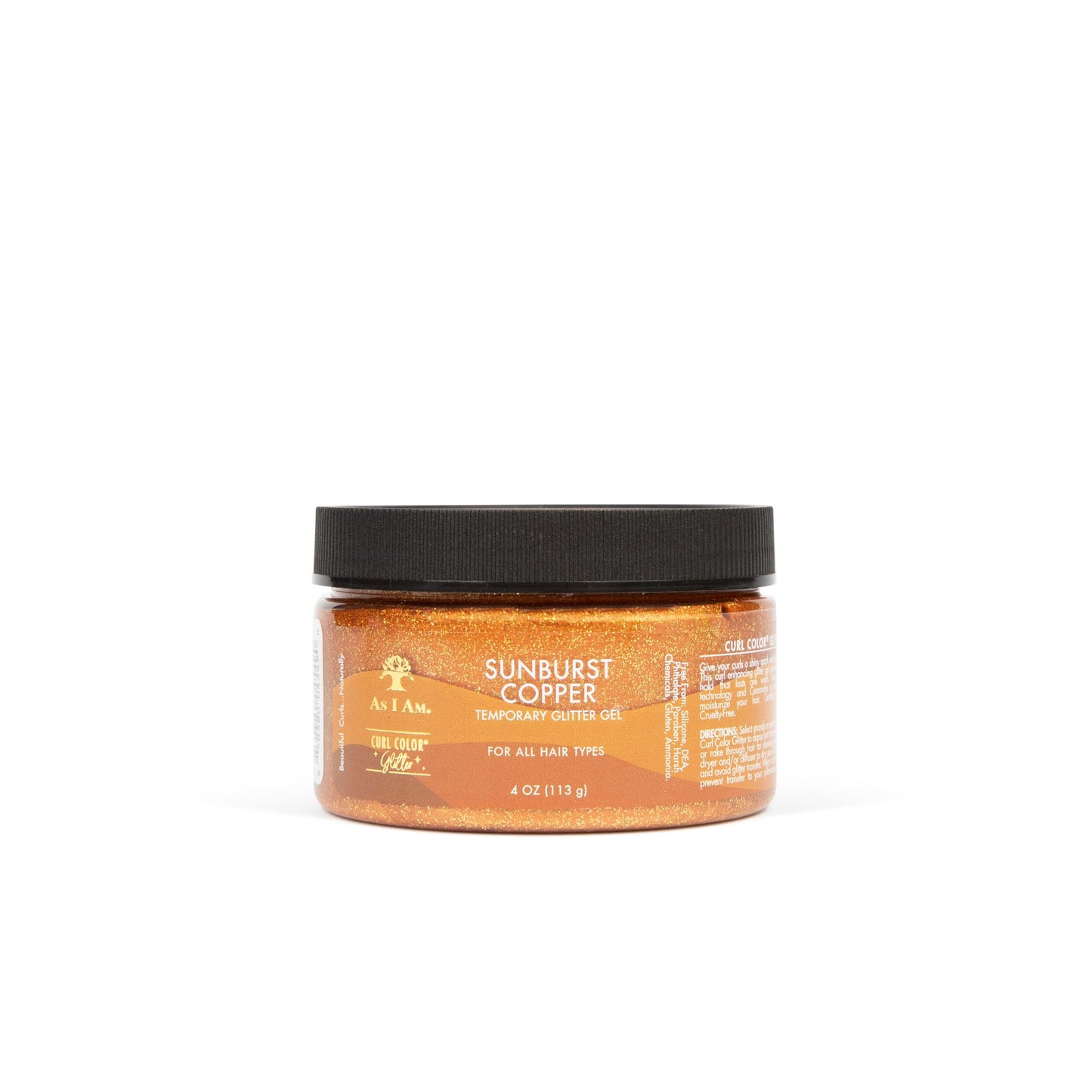Color de rizos Purpurina Sunburst Cobre
