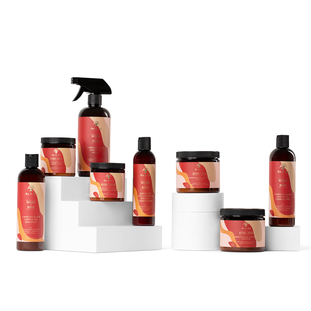 Crema Rizadora de Aceite de Ricino Negro
