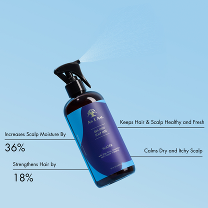 Agua para el cuidado del cuero cabelludo seco y con picazón