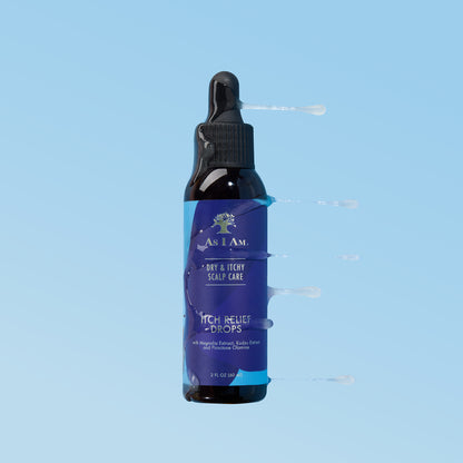 Cuidado para el cuero cabelludo seco y con picazón Gotas para aliviar la picazón