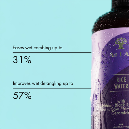 As I Am Rice Water Collection - línea de cuidado capilar fortalecedora con agua de arroz para mejorar la elasticidad, reducir la rotura y favorecer un crecimiento sano.