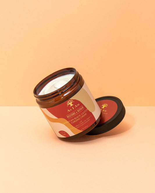 Crema Rizadora de Aceite de Ricino Negro