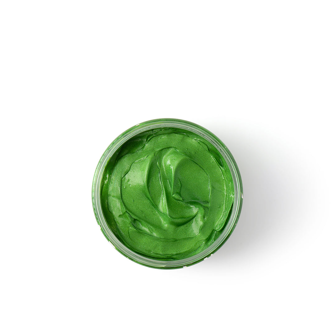 color del rizo verde esmeralda